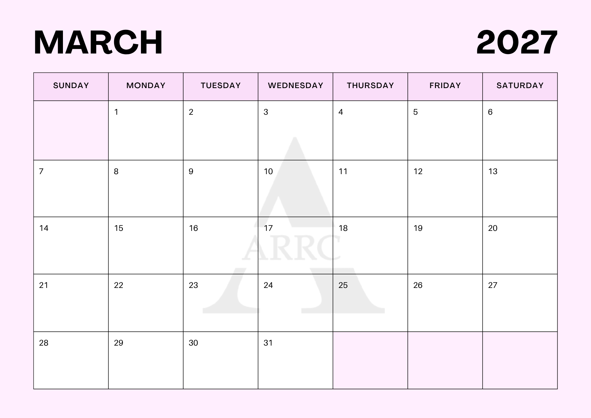 March