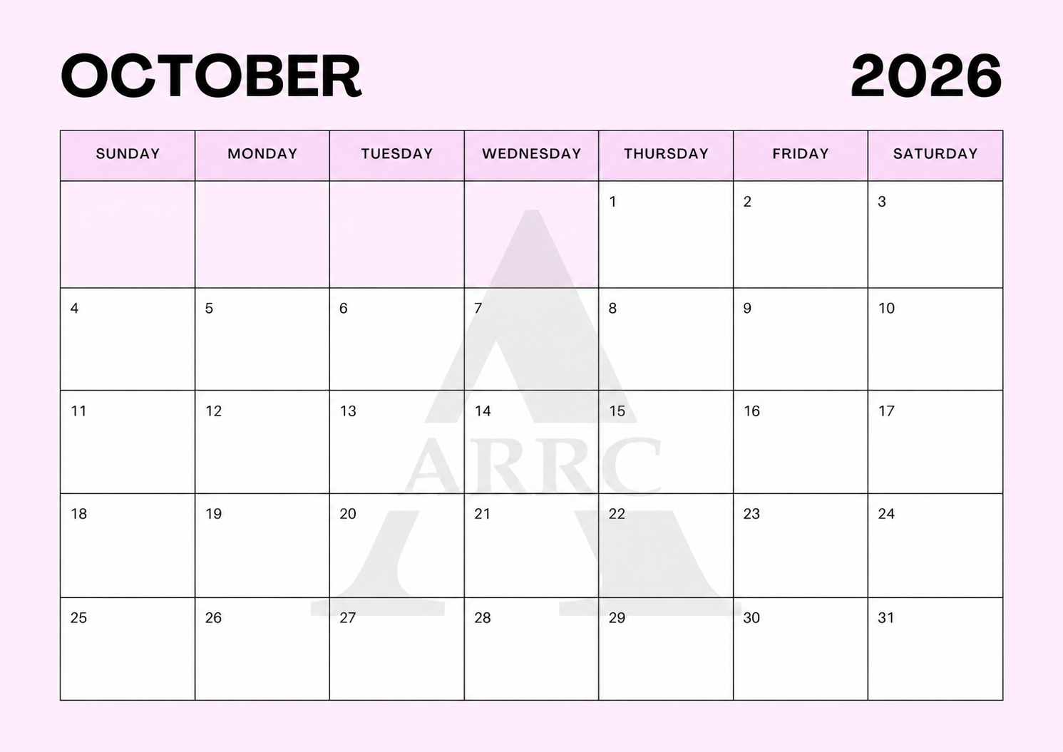 October